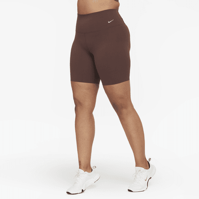 Shorts de ciclista de cintura alta de 20 cm con soporte suave para mujer Nike Zenvy