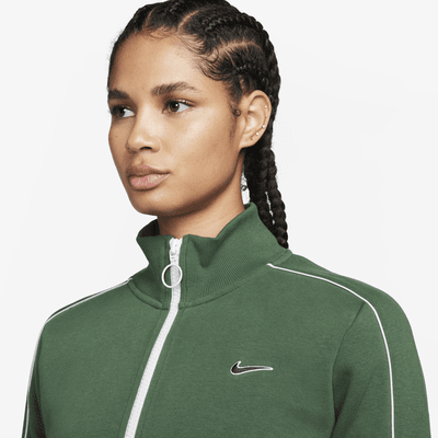 Playera cropped de tejido Fleece para mujer Nike Sportswear