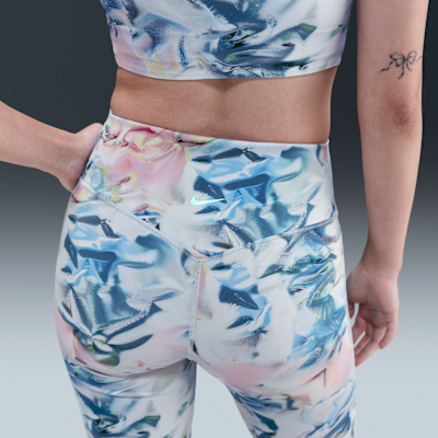 Shorts de ciclismo de tiro alto de 20 cm Nike Universa Women's Artist Collection