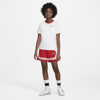 Shorts de básquetbol para niña talla grande Nike Fly Crossover