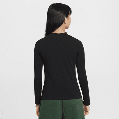 Nike Sportswear Girls' Long-Sleeve Top. Nike AU