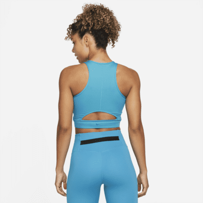 Camiseta de tirantes de entrenamiento corta para mujer Nike Dri-FIT Buckle