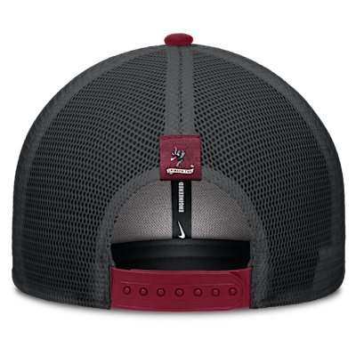 Alabama Legacy Arch Rise Men's Nike Dri-FIT College Trucker Adjustable Hat