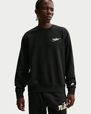 Nike: Nike Sportswear Club Men's Fleece Crew-Neck Sweatshirt