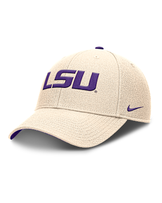Мужские  LSU Primetime Rise Nike Dri-FIT College Trucker Adjustable Hat