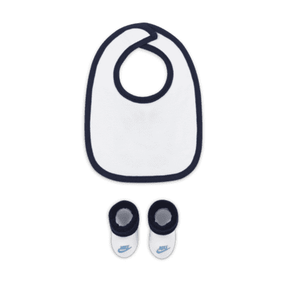 Nike Baby Bib and Booties Set