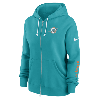 Miami Dolphins Phoenix Women's Nike NFL Full-Zip Hoodie