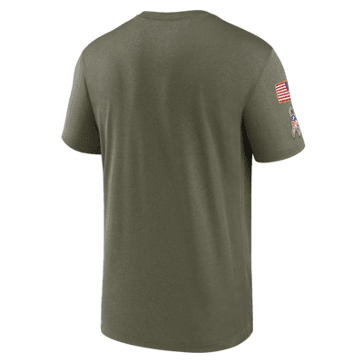 Las Vegas Raiders Nike Salute to Service Sideline Performance Long T-Shirt  Men's