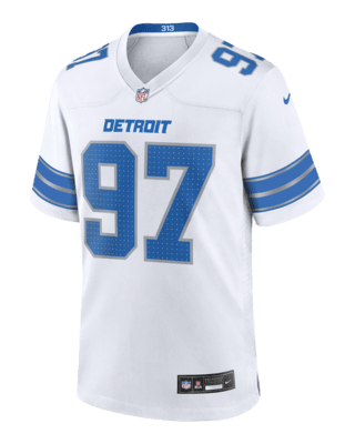 Мужские джерси Aidan Hutchinson Detroit Lions Nike NFL Game Football Jersey для футбола