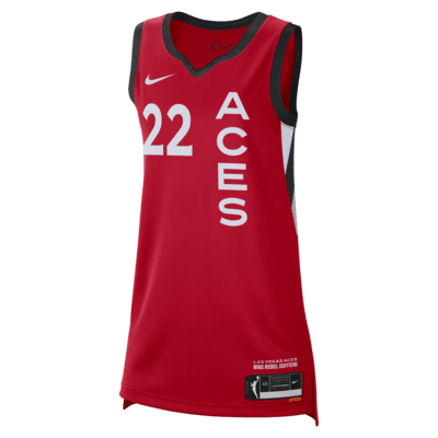 A'ja Wilson Las Vegas Aces 2024 Rebel Edition Nike Dri-FIT WNBA Victory Jersey