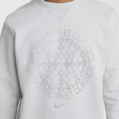 Nike Standard Issue-Dri-FIT-basketball-sweatshirt med rund hals til mænd