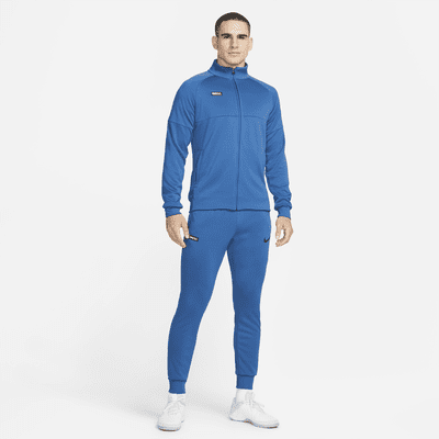 nike blue and grey tracksuit