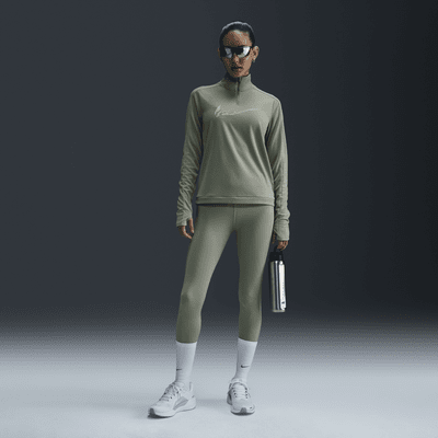 Nike Swoosh Dri-FIT-Midlayer-Laufoberteil mit Viertelreißverschluss (Damen)