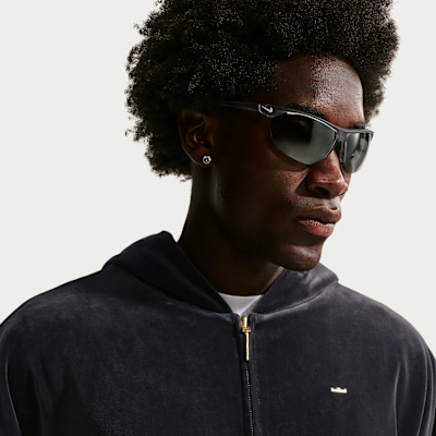 LeBron Men's Velour Full-Zip Basketball Hoodie