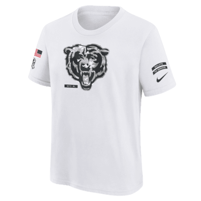 Playera Nike Dri-FIT de la NFL para niños talla grande Chicago Bears Salute to Service Primary Edge Legend