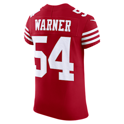 Jersey Nike Dri-FIT de la NFL Elite para hombre Fred Warner San Francisco 49ers