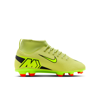Nike Jr. Mercurial Superfly 10 Club Little/Big Kids' Multi-Ground High-Top Soccer Cleats