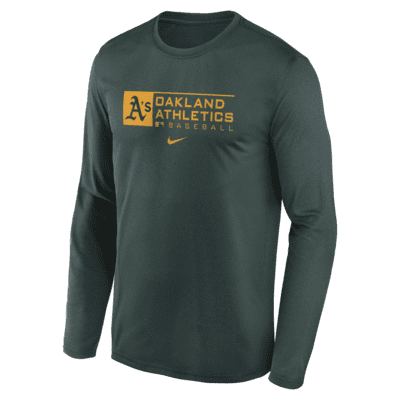 Oakland Athletics Square Off Long Sleeve T-Shirt - Mens