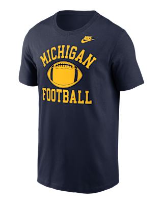 Мужская футболка Michigan Legacy Football Icon Nike College для футбола