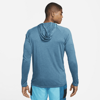 Nike Men's Long-Sleeve Hooded Hydroguard Swim Shirt