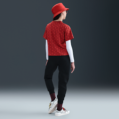 Dívčí zkrácené tričko z kolekce Nike x LEGO®