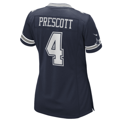 Jersey de fútbol americano Game para mujer NFL Dallas Cowboys (Dak Prescott)