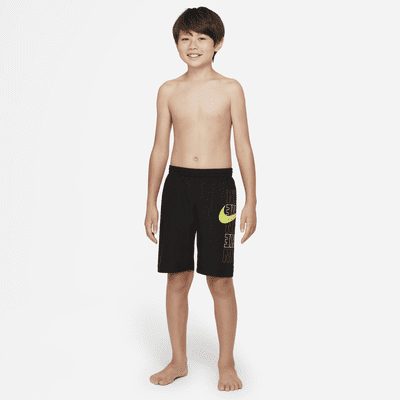 Shorts de vóleibol con tiro de 20 cm para niños talla grande Nike Block Logo