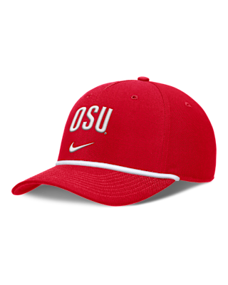 Мужские  Ohio State Primetime Rise Campus Nike College Adjustable Hat