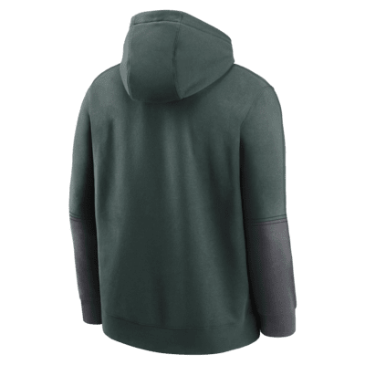 Michigan State Spartans Sideline Team Issue Club Men's Nike College Pullover Hoodie