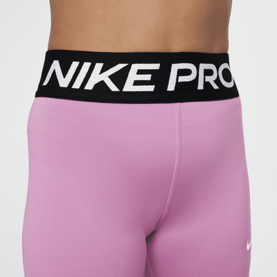 Nike Pro-shorts til større børn (piger)