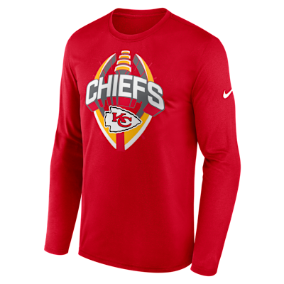 Kansas City Chiefs Legend Icon Men's Nike Dri-FIT NFL Long-Sleeve T-Shirt
