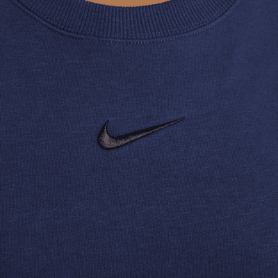 Women's Nike Sportswear Phoenix Fleece City Edition Over-Oversized Crewneck Sweatshirt in Grey, Size: Xs | DZ3113-063