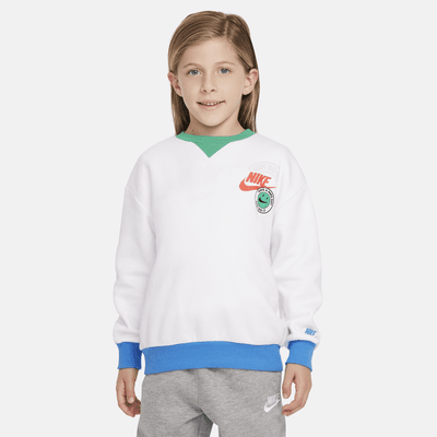 Nike Sportswear Little Kids' Colorblocked Rib Crew