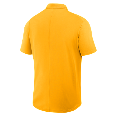 Polo universitario Nike Dri-FIT para hombre West Virginia Primetime Victory Primary Logo