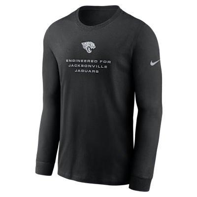 Jacksonville Jaguars Team Issue Men's Nike Dri-FIT NFL Long-Sleeve T-Shirt from Nike - $50