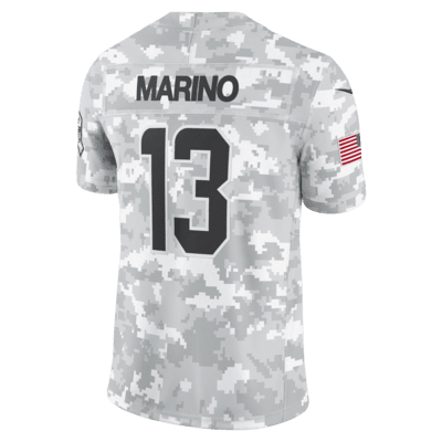 Jersey Nike Dri-FIT Limited de la NFL para hombre Dan Marino Miami Dolphins Salute to Service