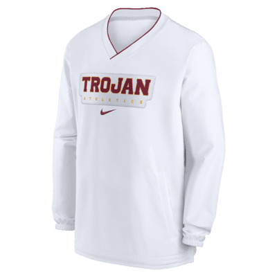 USC Trojans Sideline Men's Nike College Long-Sleeve Windshirt