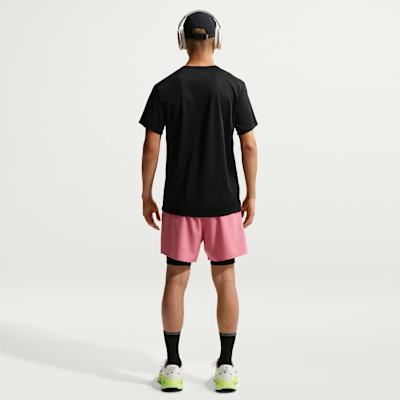 ナイキ マイラー メンズ Dri-FIT UV プロテクション ショートスリーブ ランニングトップ