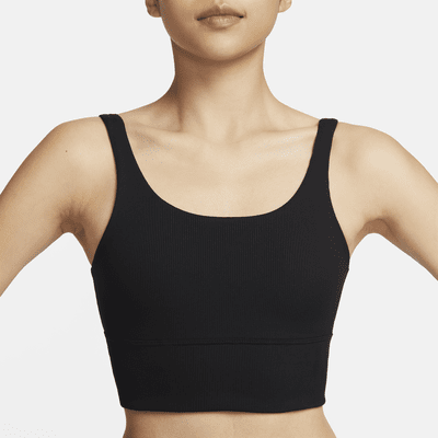 Nike Zenvy Rib Women's Light-Support Padded Longline Sports Bra