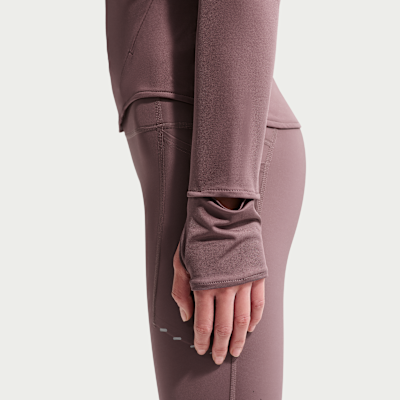 나이키 스위프트 여성 드라이 핏 UV 긴팔 크루넥 러닝 탑