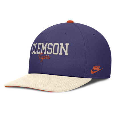 Clemson Legacy Script Men's Nike Dri-FIT College Adjustable Hat
