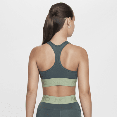 Nike Pro Swoosh Sport-BH für Mädchen