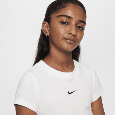 Nike Sportswear Older Kids' (Girls') Cropped T-Shirt