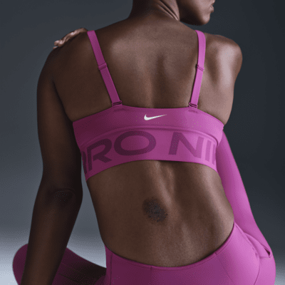 Bra deportivo de media sujeción con almohadillas para mujer Nike Pro Indy Plunge