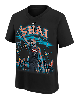 Детская футболка Shai Gilgeous-Alexander Oklahoma City Thunder City Edition Big Kids' Nike NBA