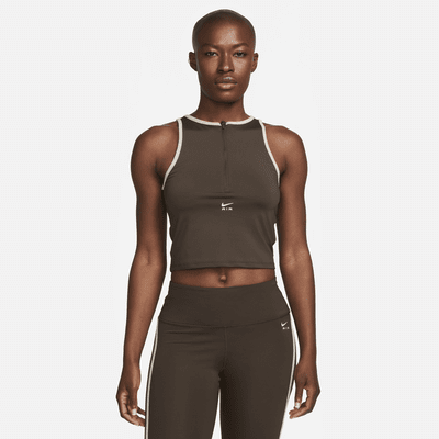 Nike zip up 2025 crop top