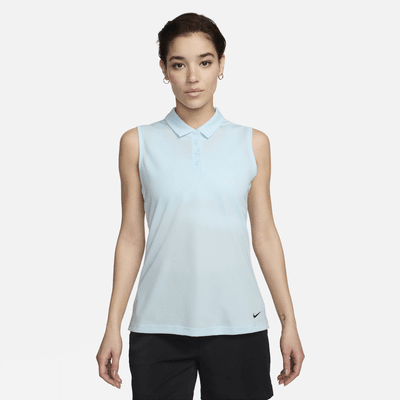 Polo de golf sin mangas para mujer Nike Dri-FIT Victory