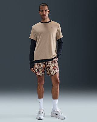 Мужские шорты Nike Stride Dri-FIT 7" Brief-Lined Printed Shorts для бега