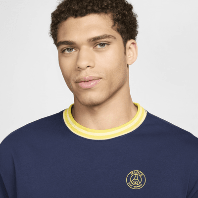 Playera de fútbol Nike para hombre Paris Saint-Germain Premium Essential