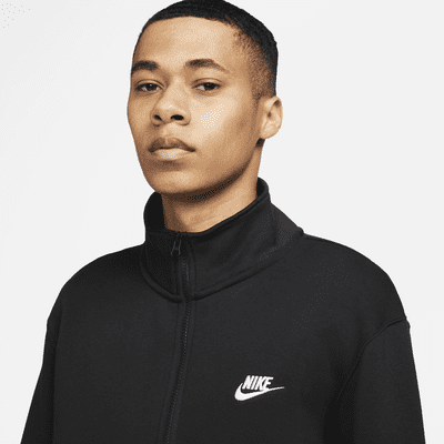 Sudadera con gorro de medio cierre e interior cepillado para hombre Nike Sportswear Club 